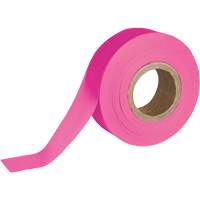 Ruban pour signalisation, 1,188" la x 150' lo, Rose fluorescent Kelford