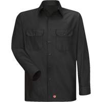 Chemise &agrave; manches longues en tissu ind&eacute;chirable, Hommes, 3T-Grand, Noir Kelford