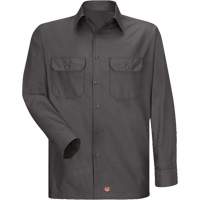 Chemise &agrave; manches longues en tissu ind&eacute;chirable, Hommes, 3T-Grand, Charbon Kelford