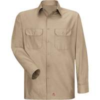 Chemise &agrave; manches longues en tissu ind&eacute;chirable, Hommes, 3T-Grand, Khaki Kelford