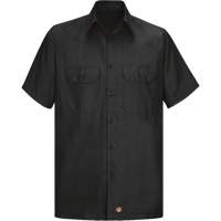 Chemise &agrave; manches courtes en tissu ind&eacute;chirable, Hommes, Grand (grande taille), Noir Kelford