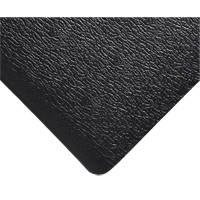 Deluxe Soft Step No. 444 Mats, Pebbled, 3' x 5' x 5/8", Black, PVC Sponge SFE584 | Kelford