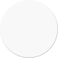 Armor Stripe Lean/5S Markers, Circle, 6" L x 6" W, White, Plastic Kelford