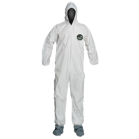 ProShield&reg; 50 Coveralls, Small, White, Microporous Kelford