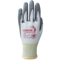 Lebon PowerFit&reg; Cut Resistant Gloves, Size Large/9, 13 Gauge, Polyurethane Coated, Polyethylene Shell, ASTM ANSI Level A2/EN 388 Level B Kelford