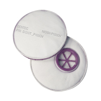 Filtre pour respirateur Diskit, Filtre contre les particules avec suppresion de vapeurs nuisibles, Vapeur organique/Filtre P100 Kelford