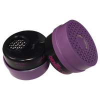 Cartouche pour respirateur, Combinaison cartouche et filtre contre les particules pour gaz/vapeurs, Vapeur organique/Filtre P100 Kelford
