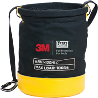 Tool Lifting Safe Bucket, Canvas, 12.5" Dia. x 15" H, 100 lbs. Load Rating SFV223 | Kelford