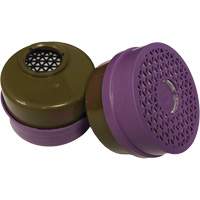 Cartouche pour respirateur, Cartouche gaz/vapeur, Gaz multiples/Vapeur organique/Filtre P100 Kelford