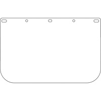 Visi&egrave;re d&eacute;coup&eacute;e &agrave; l'emporte-pi&egrave;ce Dynamic, PETG, Teinte Transparent Kelford