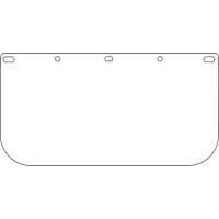 Visi&egrave;re pour &eacute;cran facial Dynamic, PETG, Teinte Transparent Kelford