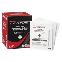 Gaze Dynamic, Tampon, 2" lo x 2" la, St&eacute;rile, Dispositif m&eacute;dical Classe 1 Kelford