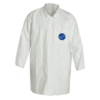 Lab Coat, Tyvek&reg; 400, White, 6X-Large Kelford