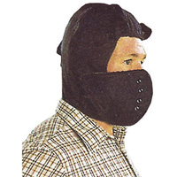 Hard Hat Winter Liner with Removable Face , Cotton/Kasha Lining, One Size, Black SGC589 | Kelford