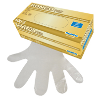 Disposable Glove, Small, Polyethylene, 1-mil, Powder-Free, Clear Kelford