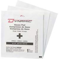 Gaze Dynamic, Tampon, 4" lo x 4" la, St&eacute;rile, Dispositif m&eacute;dical Classe 1 Kelford