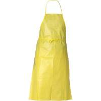 KleenGuard™ A70 Chemical Spray Protection Apron, Polyethylene, 44" L x 29" W, Yellow SGD729 | Kelford