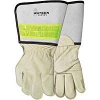 Circuit Breaker Linesman Welding Gloves, Grain Cowhide, Size Medium Kelford
