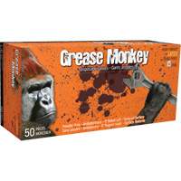 Grease Monkey&reg; Gloves, Medium, Latex, 15-mil, Powder-Free, Blue Kelford