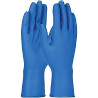 Gants Grippaz, Petit, Nitrile, 8 mils, Sans poudre, Bleu Kelford