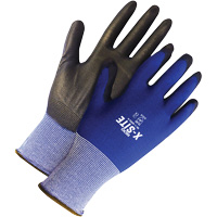 Coated Synthetic Gloves, 7, Polyurethane Coating, 13 Gauge, Nylon Shell Kelford