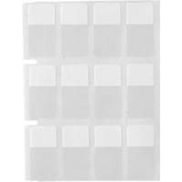 Core Series Self-Laminating Wire & Cable Labels, Vinyl, 0.5" L x 0.75" H, Clear Kelford
