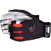 Clutch Gear&reg; Mechanic's Gloves, Grain Leather/Split Leather Palm, Size Small Kelford