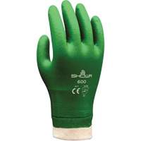 Gants enduits Atlas 600, Taille Petit/7, 9" lo, PVC, Doublure en Coton, 53-mil Kelford