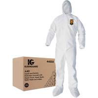 Combinaisons Kleenguard A40, 2T-Grand, Blanc, Microporeux Kelford