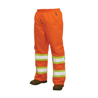Pantalons imperm&eacute;ables de s&eacute;curit&eacute; 300 deniers, Polyester, Grand, Orange haute visibilit&eacute; Kelford