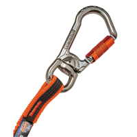 Longe porte-outils &agrave; rotule et &agrave; verrouillage double Squids 3109F(x), Tendeur, Mousqueton/boucle Kelford