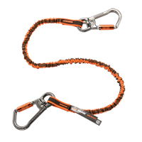 Longe porte-outils &agrave; rotule et &agrave; verrouillage double Squids 3119F(x), Tendeur, Mousqueton double Kelford