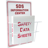 Basket-Style Aluminum Safety Data Sheet Center, English, Binders Included Kelford