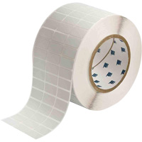 Glossy Rating Plate Labels, Metalized Polyester, 1" L x 0.5" H, Silver Kelford