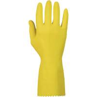 ChemStop Gloves, Size Small/7, 12" L, Latex, Flock-Lined Inner Lining, 12-mil Kelford