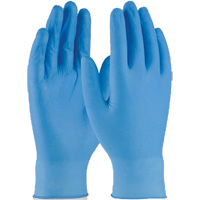 Gants jetables, Petit, Nitrile, 4 mils, Sans poudre, Bleu Kelford
