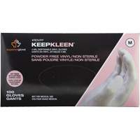 Disposable Gloves, Small, Vinyl, 4-mil, Powder-Free, White Kelford