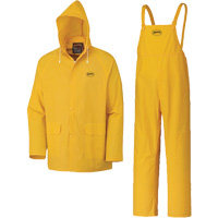 577 3-Piece Rain Suit, Polyester/PVC, 5X-Large, Yellow Kelford