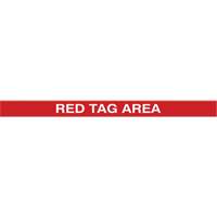 Tough-Mark™ Heavy-Duty Floor Marking, Rectangle, 48" L x 2" W, Red, Polyethylene SGJ216 | Kelford