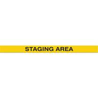 Tough-Mark Heavy-Duty Floor Marking, Rectangle, 48" L x 3" W, Yellow, Polyethylene Kelford