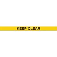 Tough-Mark™ Heavy-Duty Floor Marking, Rectangle, 48" L x 2" W, Yellow, Polyethylene SGJ225 | Kelford