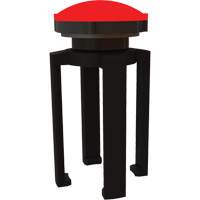 PLUS Barrier System Strobe Light Bracket & Red Strobe Light, Black SGL034 | Kelford