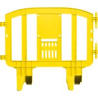Barricade Minit, Emboîtables, 49" lo x 39" h, Jaune Kelford