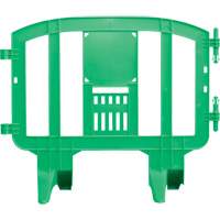 Minit Barricade, Interlocking, 49" L x 39" H, Green SGN479 | Kelford