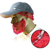 Filets &agrave; barbe jetables, Polypropyl&egrave;ne, Rouge Kelford