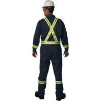 Westex UltraSoft&reg; Unlined Coveralls, Size Large (Tall), Navy Blue, 12.4 cal/cm2 Kelford