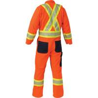 Combinaison ind&eacute;chirable, Petit, Orange haute visibilit&eacute; Kelford