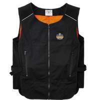 Chill-Its<sup>®</sup> 6260 Lightweight Phase Change Cooling Vest with Packs, Small/Medium, Black SGN882 | Kelford