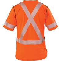 Polartec<sup>®</sup> Power Grid<sup>®</sup> High Visibility Short Sleeved T-Shirt, Polyester, Small, Orange SGN930 | Kelford