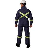 Combinaisons avec mat&eacute;riau r&eacute;fl&eacute;chissant de luxe Westex UltraSoft, Taille 36, Bleu marine, 8,7 cal/cm² Kelford